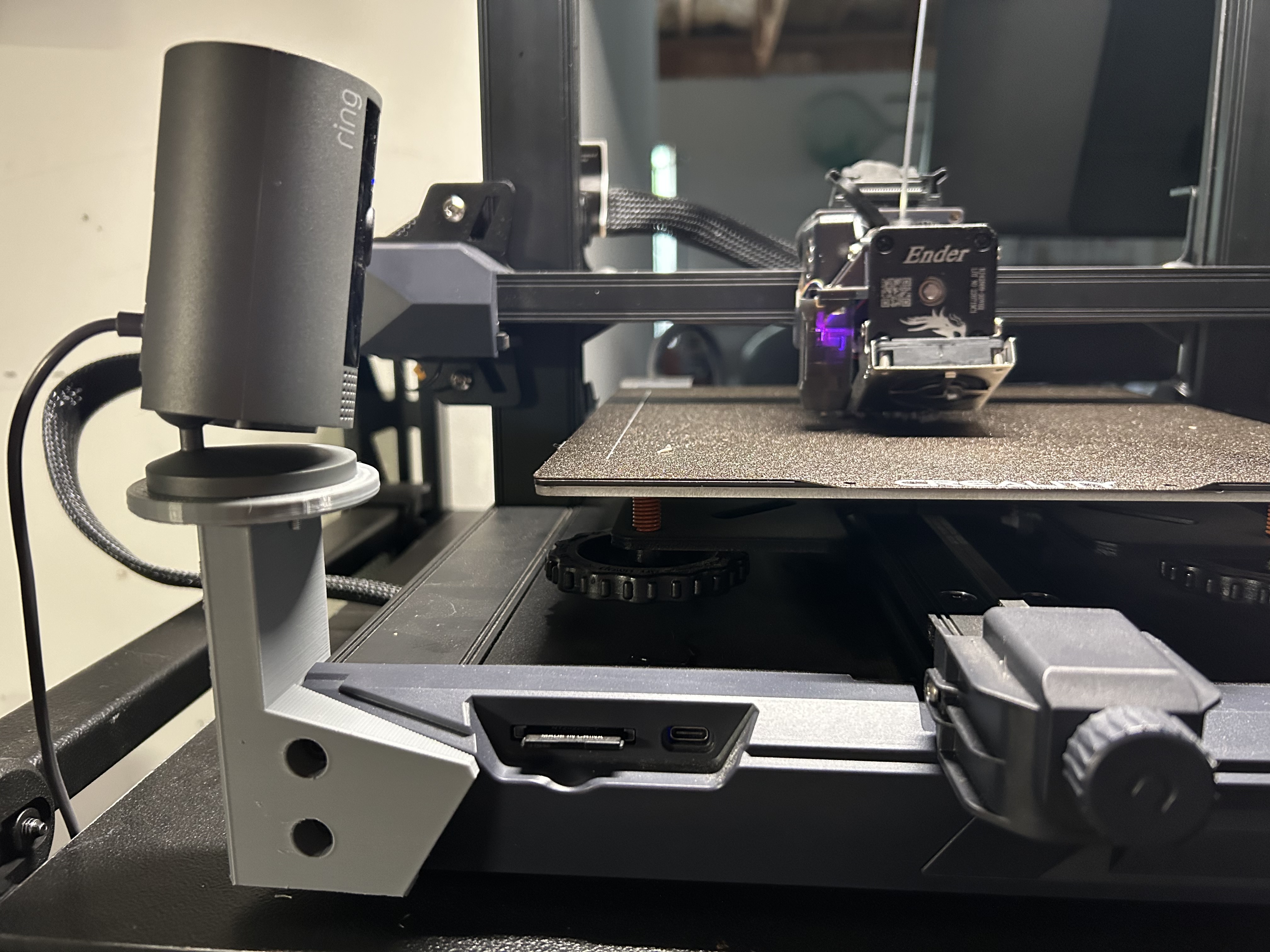 Ender 3 S1 Ring Camera Mount