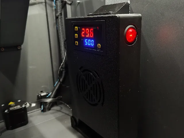 Centauri Carbon chamber heater mounting brackets