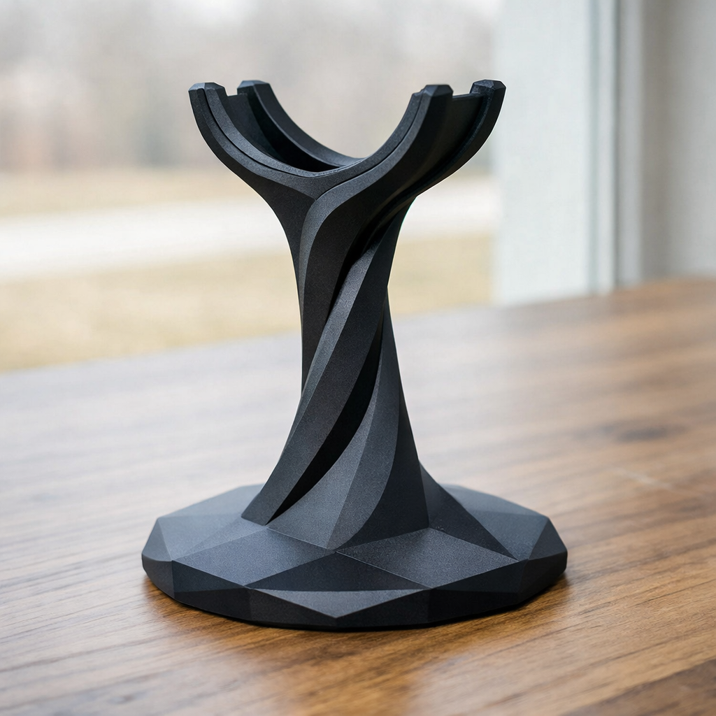 Twisted Helix Headphone Stand