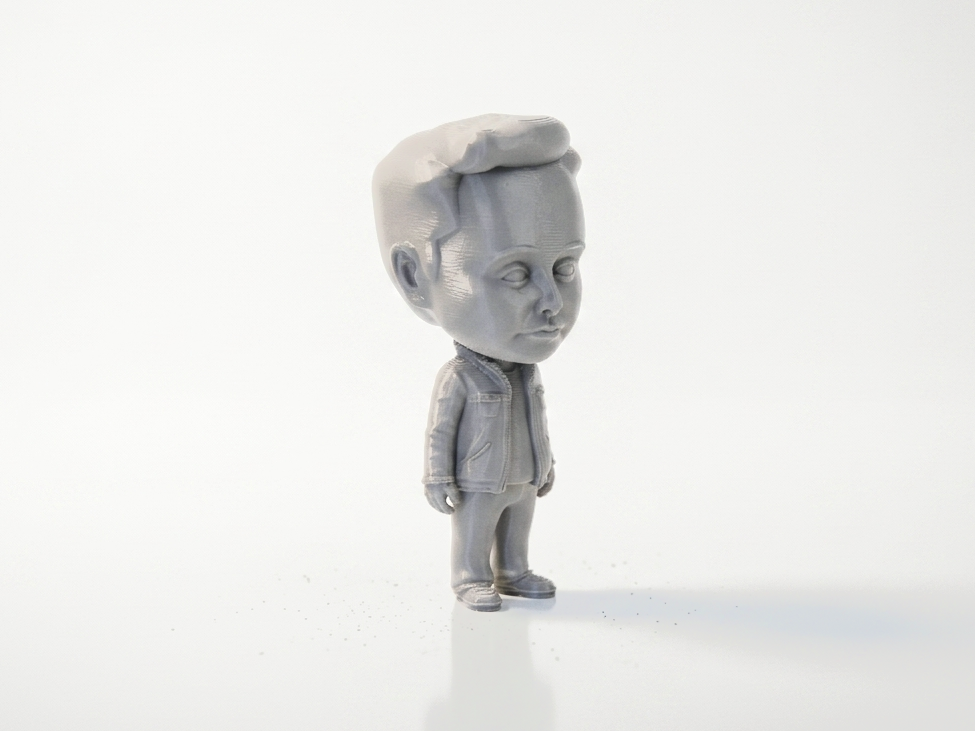 Chibi Elon Musk Figurine Cute 3D Printable
