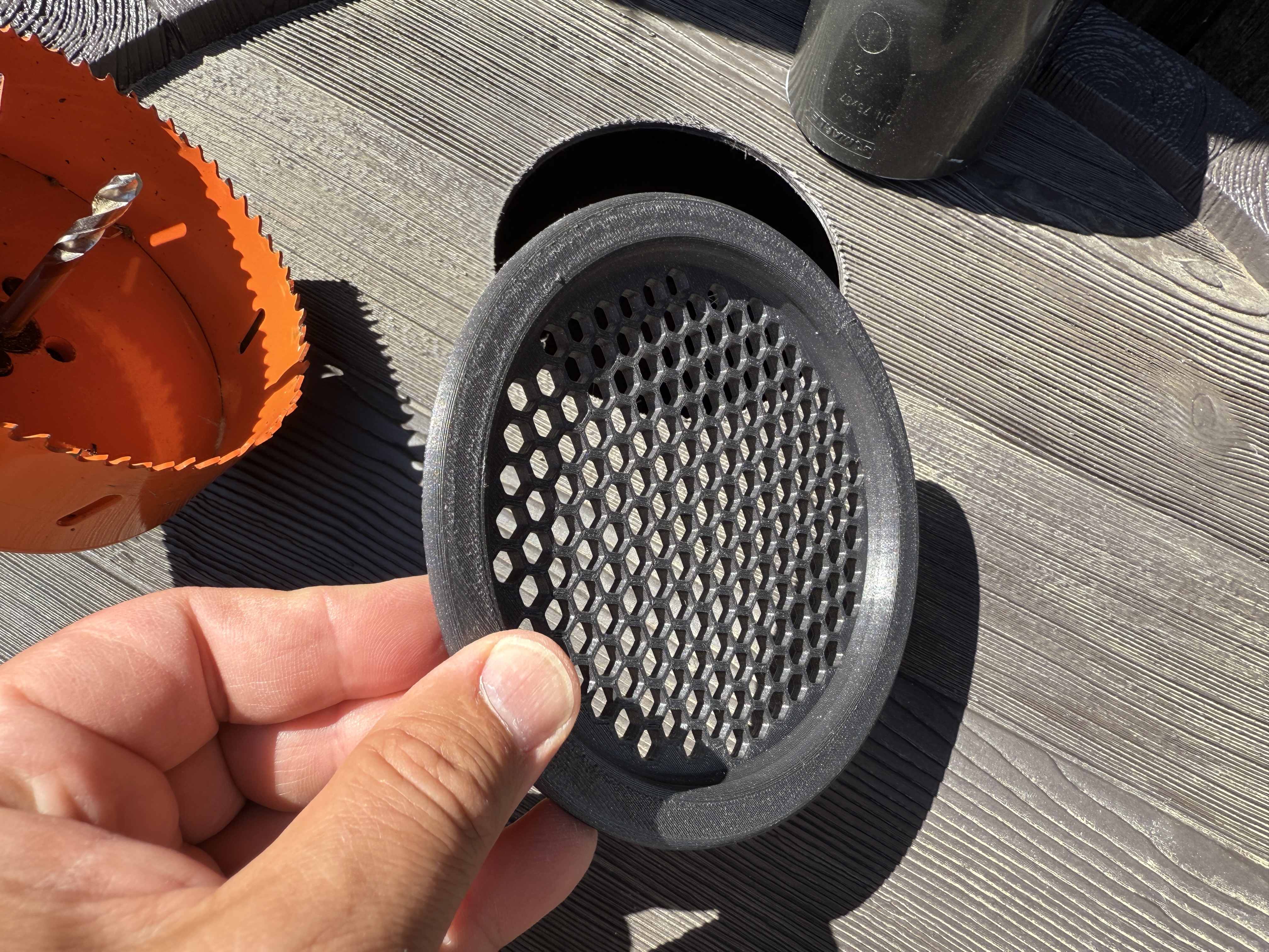 Dirt Trap 120mm - Sieve for rain barrel - rain water filter mesh — miniatura 4