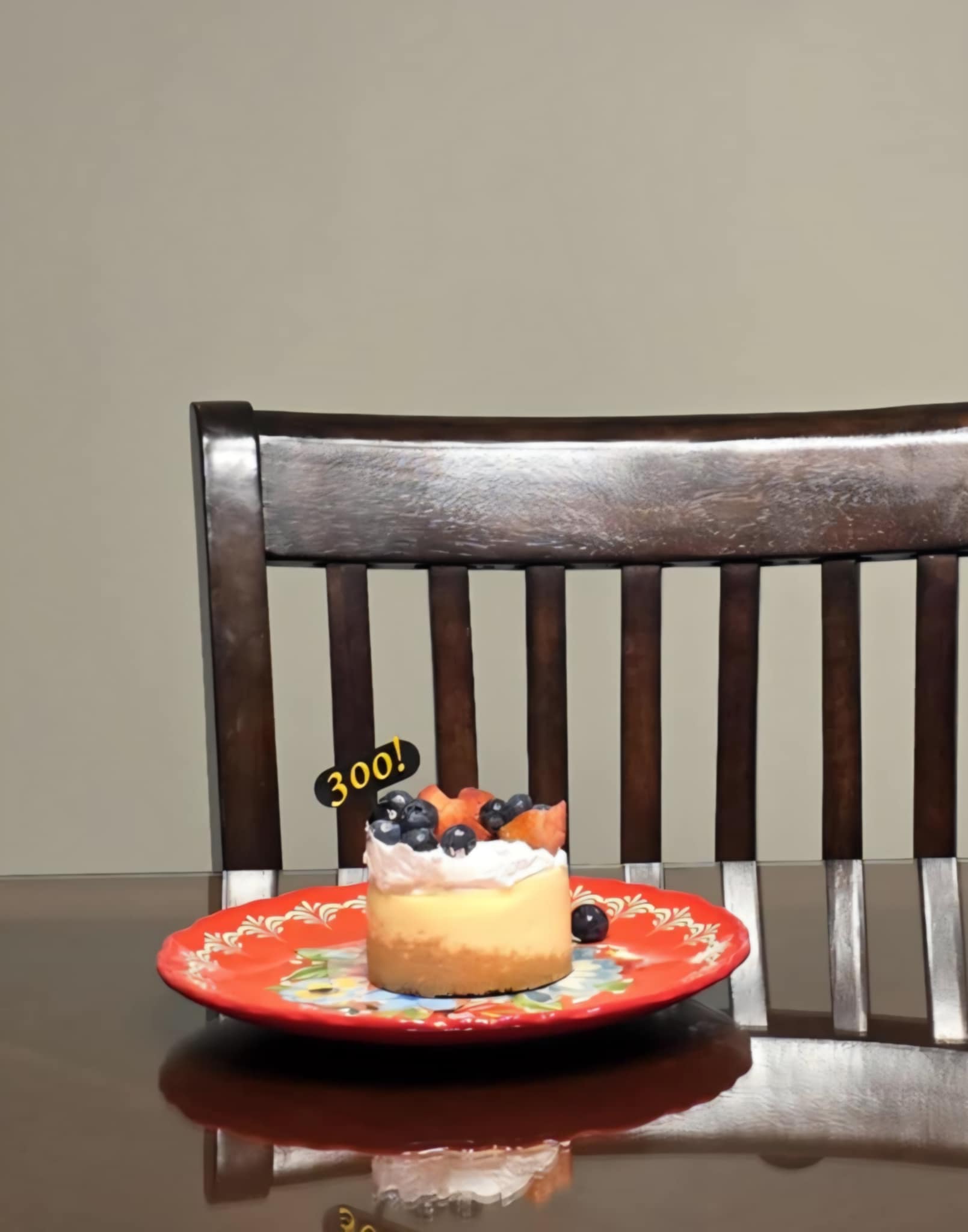 300 Day Cup Cake Sign
