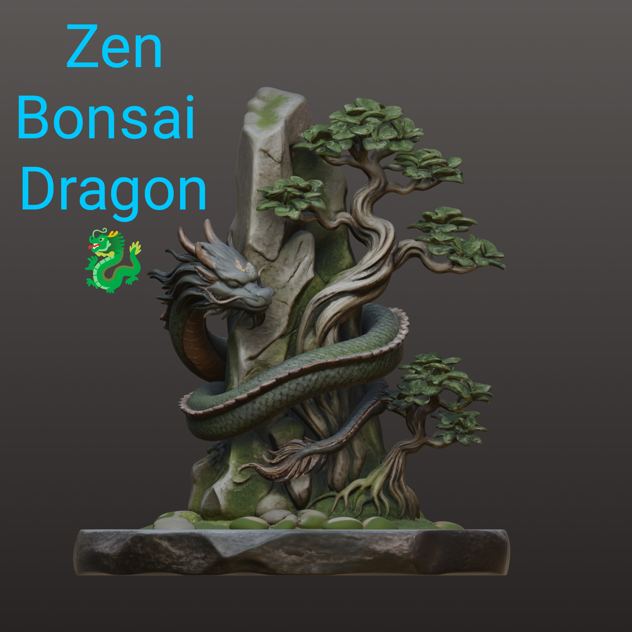 The Guardian of Zen: The Bonsai Dragon