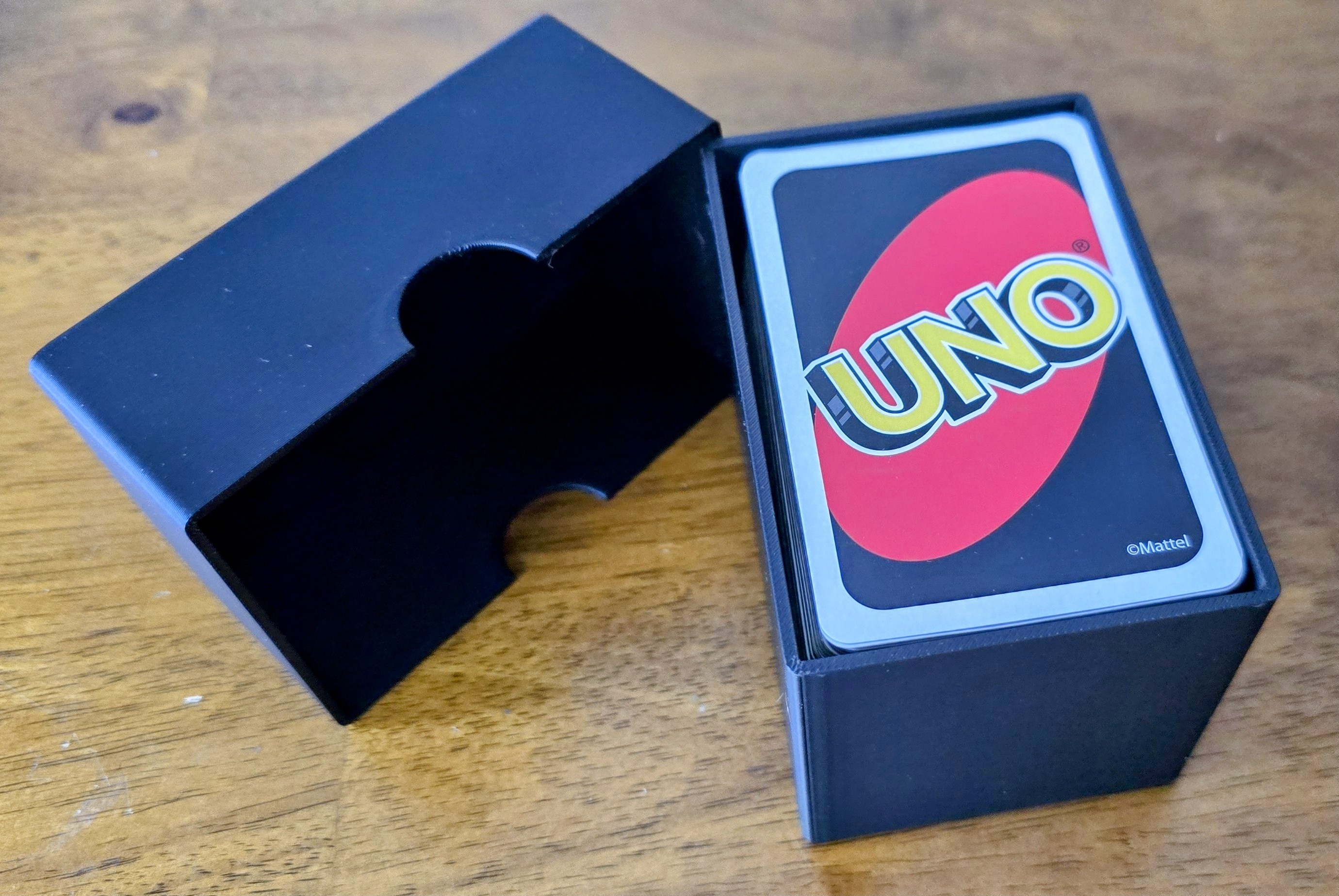 Card Box for double deck of Uno Cards