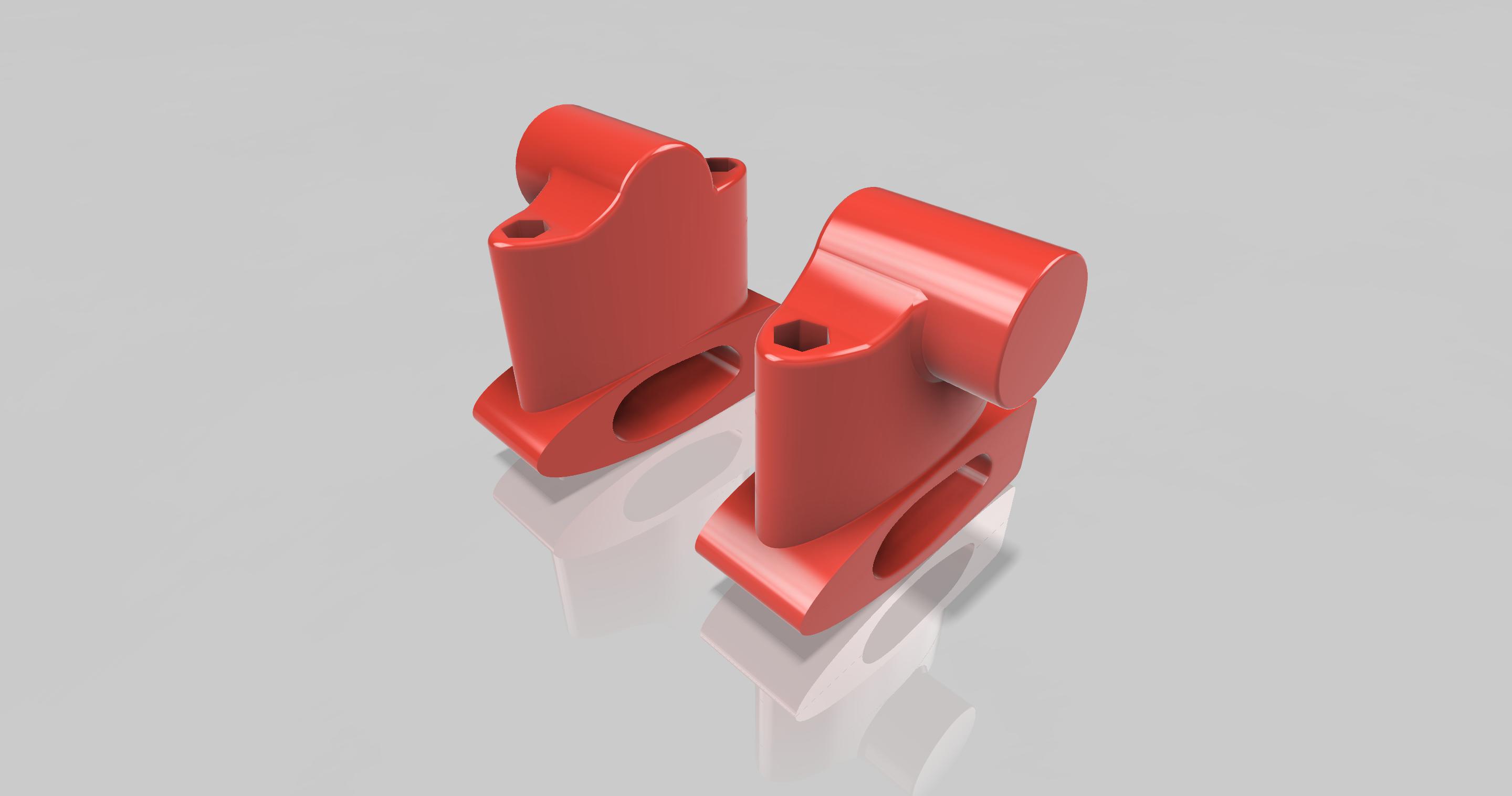 Aero/TT bar adapter for single piece aero carbon cockpit