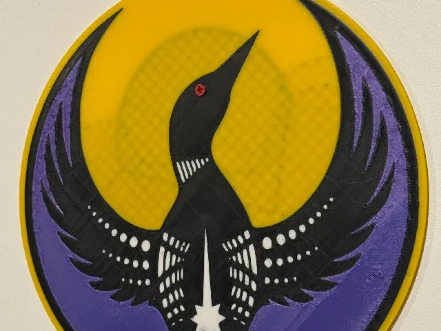 MN Rebel Alliance Loon - wall hanger