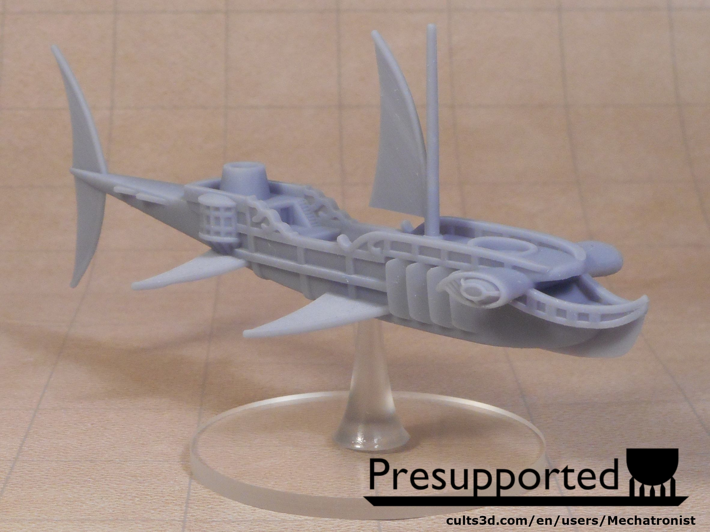 Hammership Miniature from Dungeons and Dragons Spelljammer