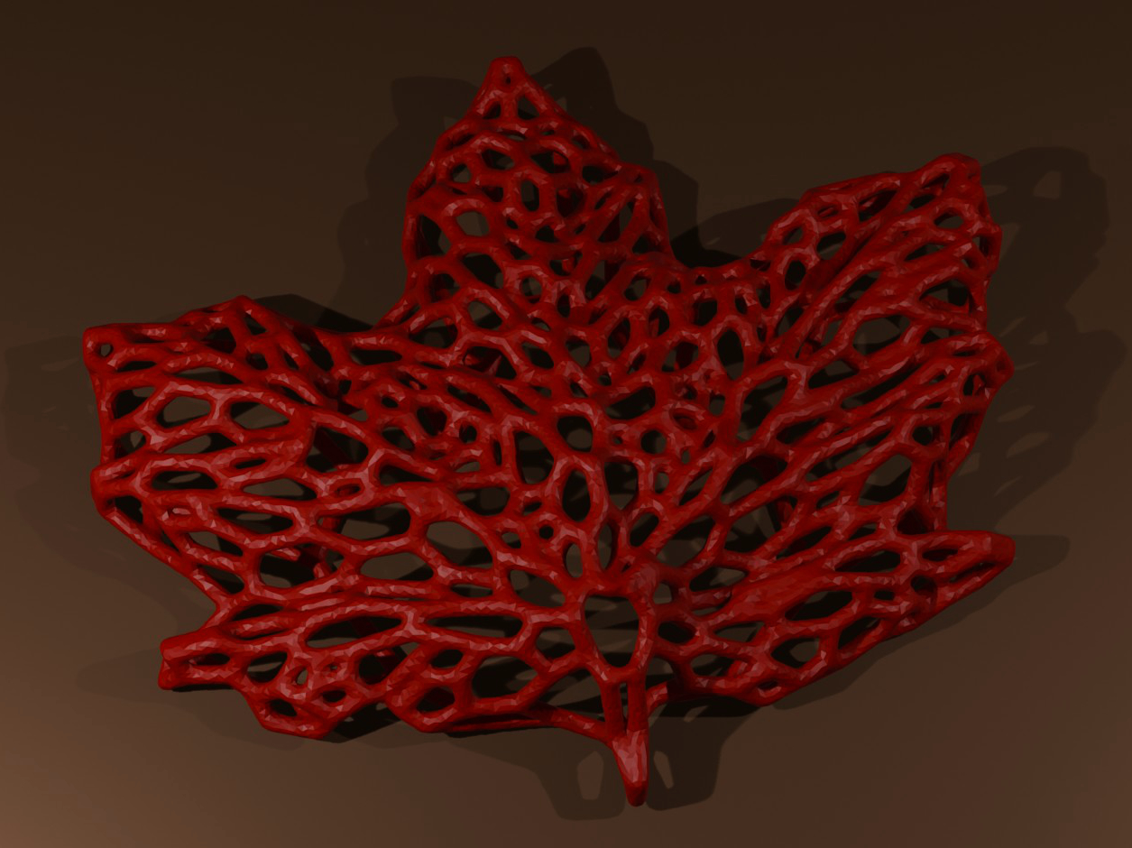 Maple Leaf Voronoi
