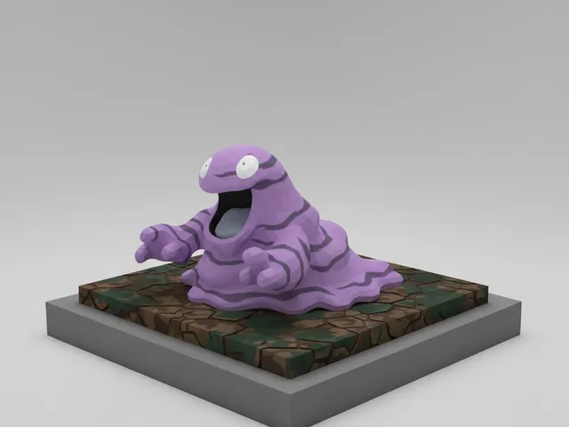 #088 Grimer – Low Poly Pokémon