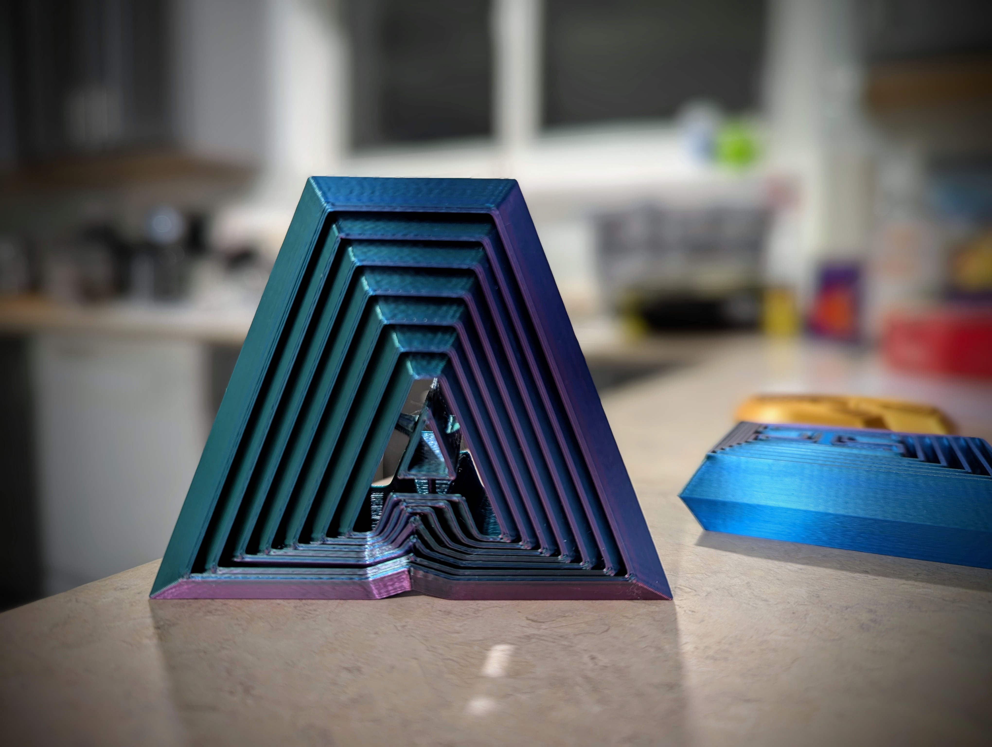 Layered Letter A Fidget (3 Sizes)