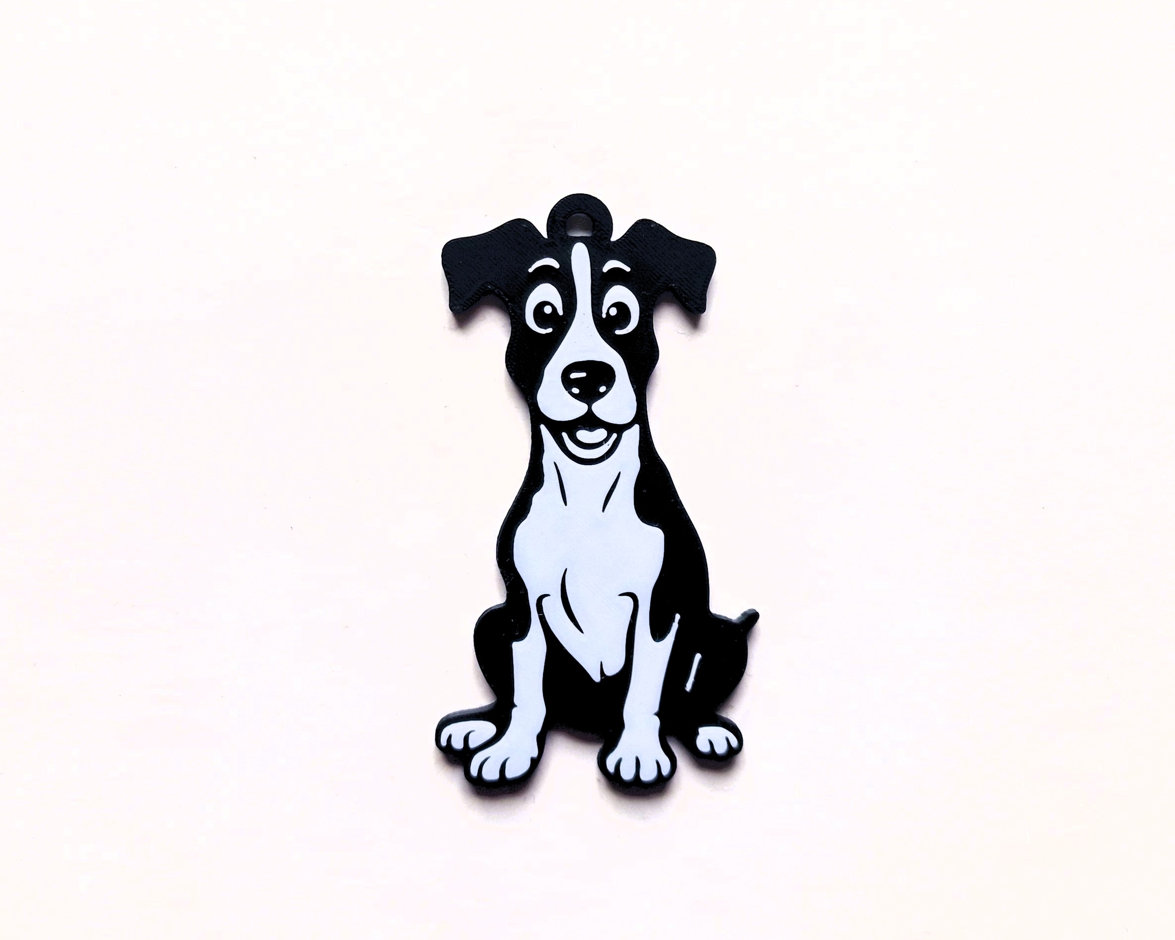 Dog keychain 2 3D model