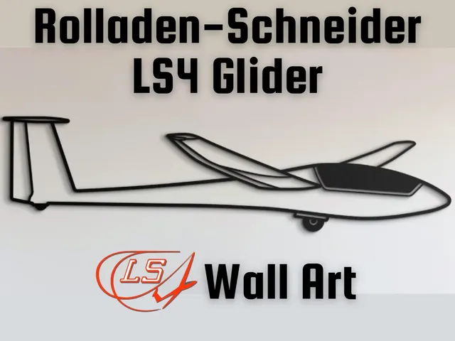 Rolladen-Schneider LS4 Glider Wall Art