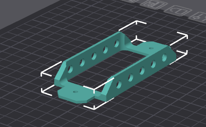 Winnebago Clearance Light Bracket for Adventurer, preview image from the creator on Printables
