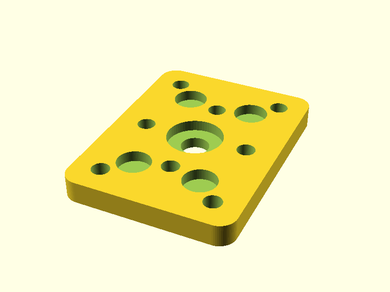 Parametric Brushless Motor Mount - 3D Printable RC Hardware