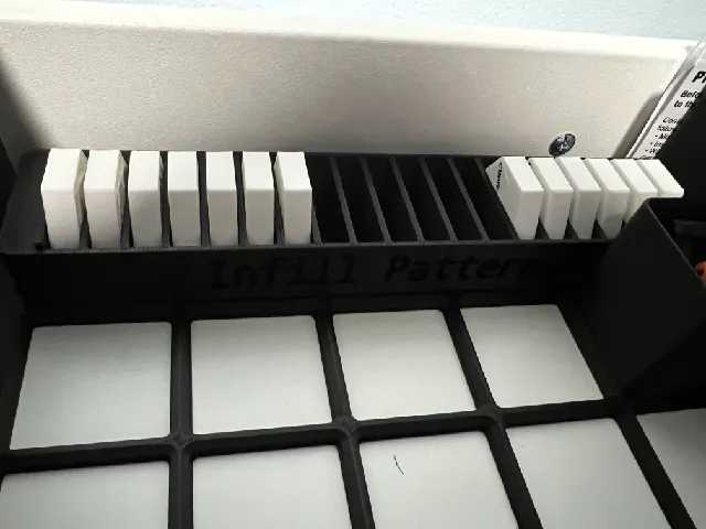 Infill Patterns Tray - Gridfinity Base