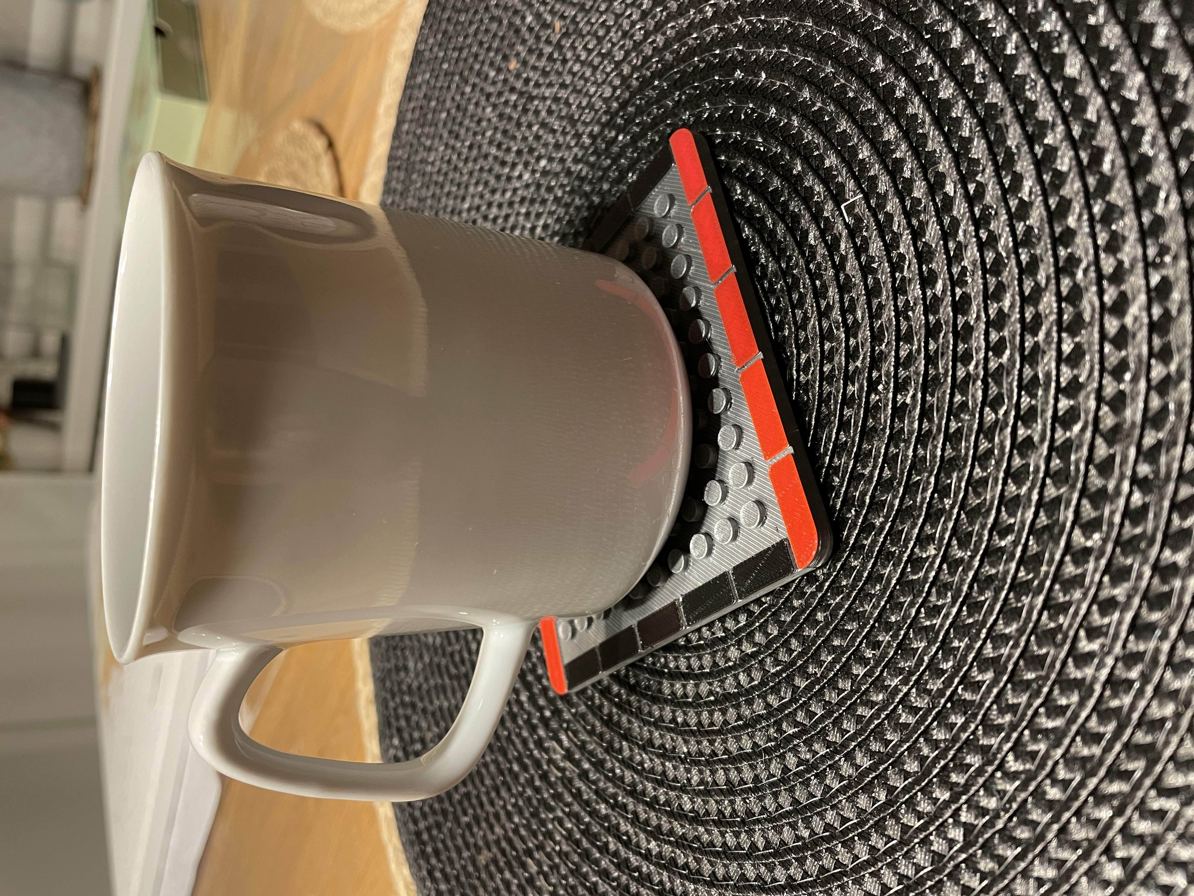 LEGO Accent Coaster / Mug Base | 90x90 mm Desk Protector