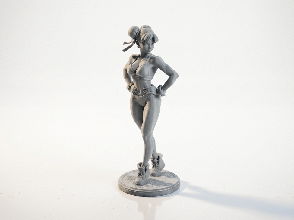Chun Li Figurine Gaming Collectible 3D Printable