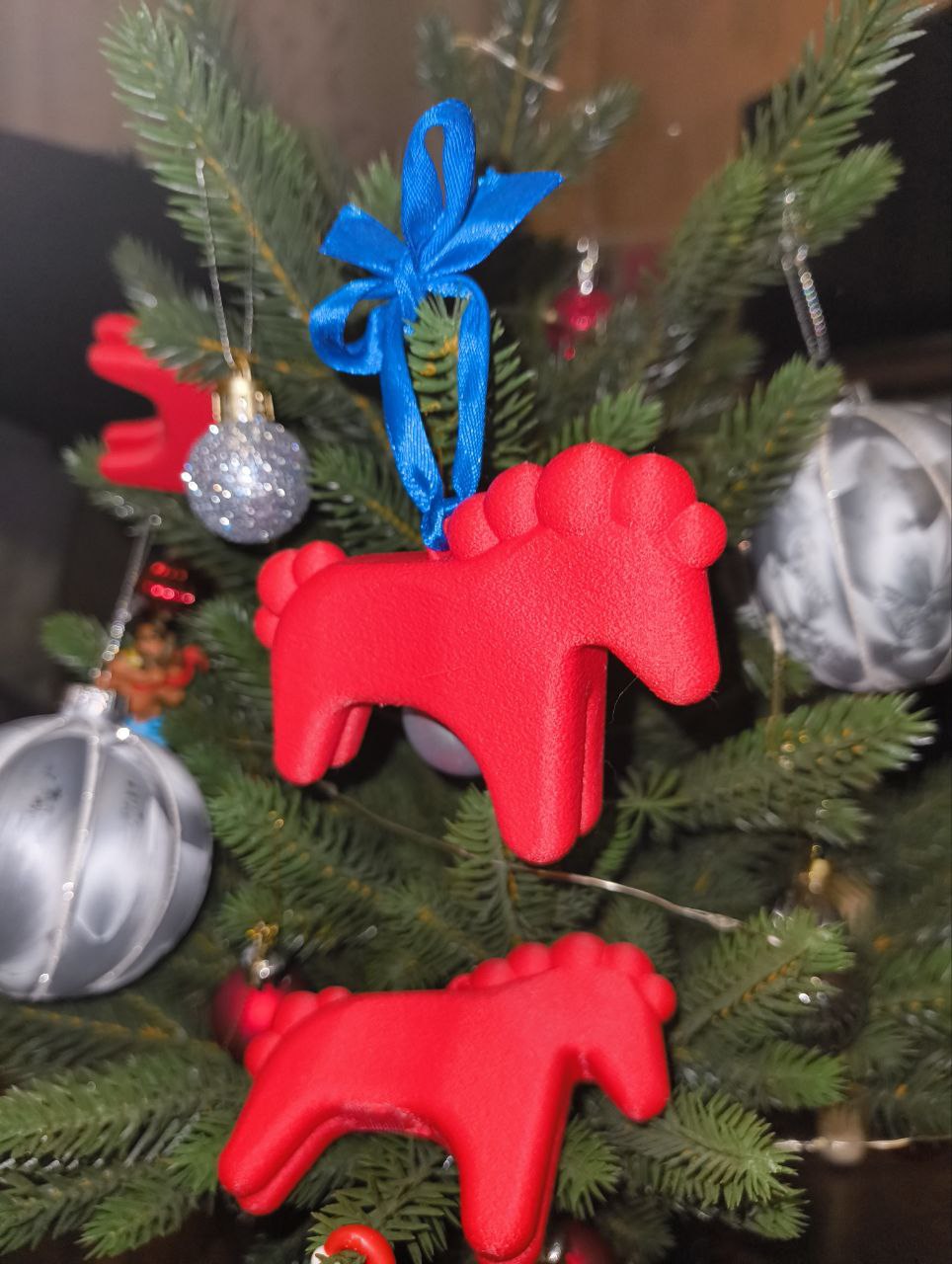 Horse Christmas tree ornament.