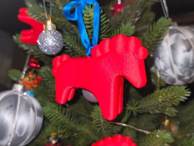 Horse Christmas tree ornament.