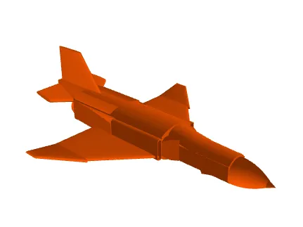 F-4 Phantom made in tinkercad
