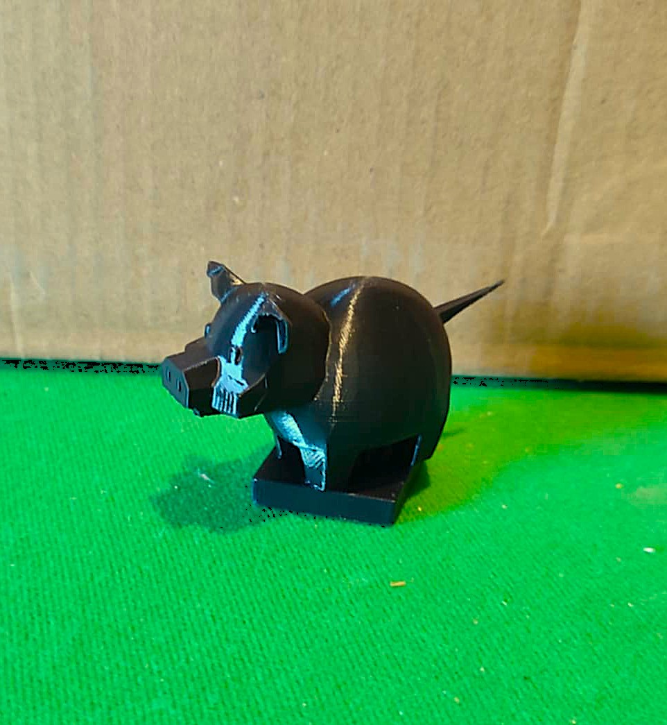 Miniatura 2 do modelo 3D Lowpoly Pig