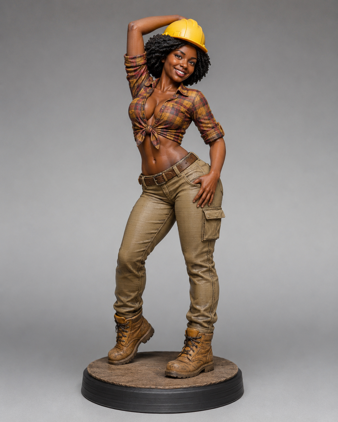 Bauarbeiterin PinUp/Construction worker PinUp