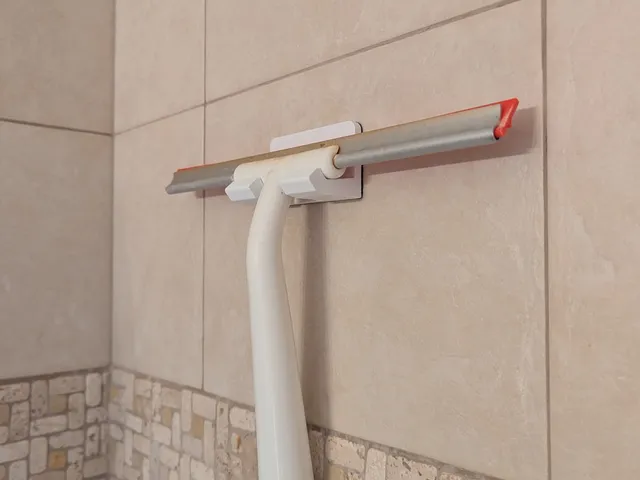Shower squeegee hook