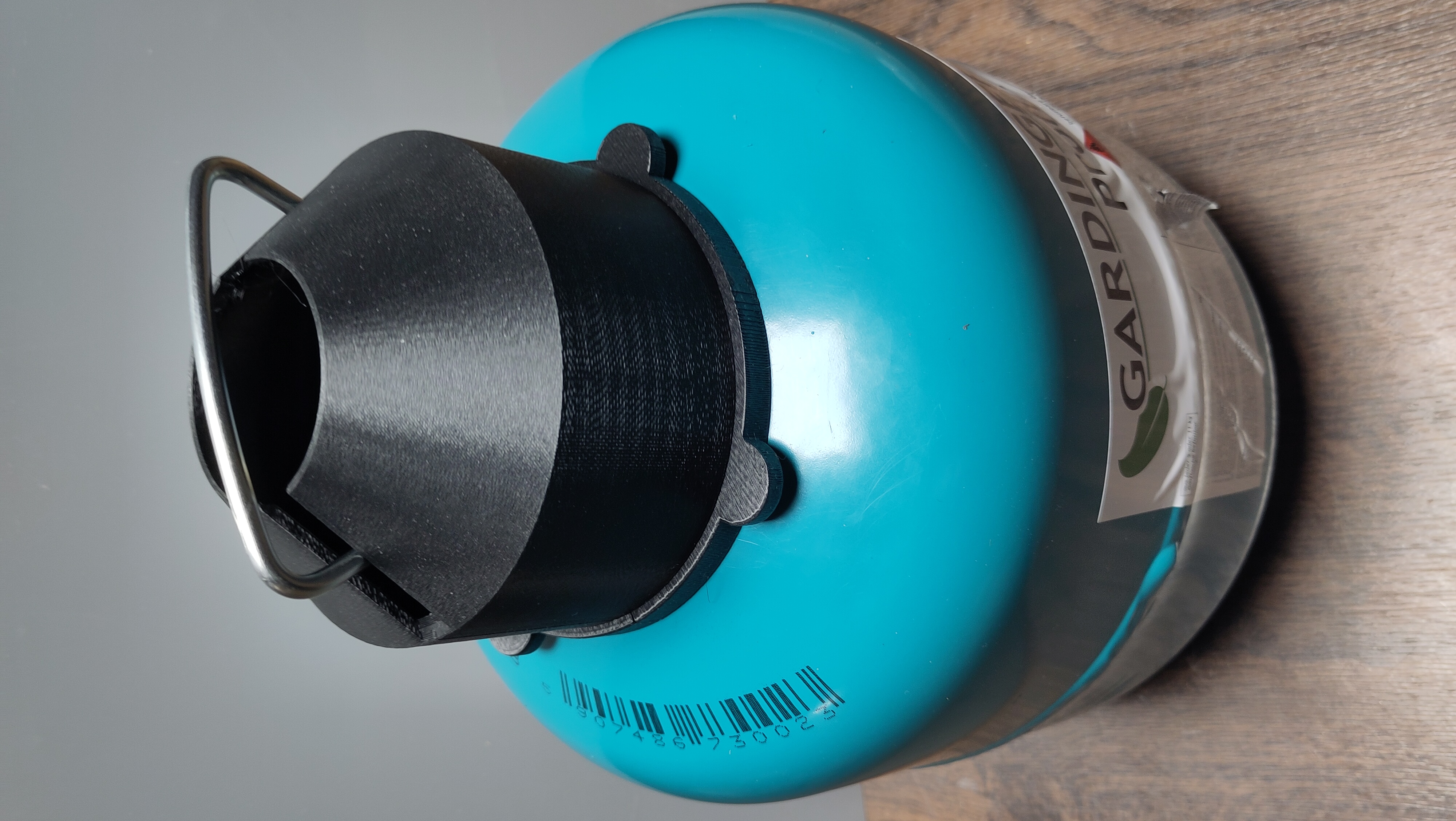 Haube für wiederbefüllbare Gasflasche