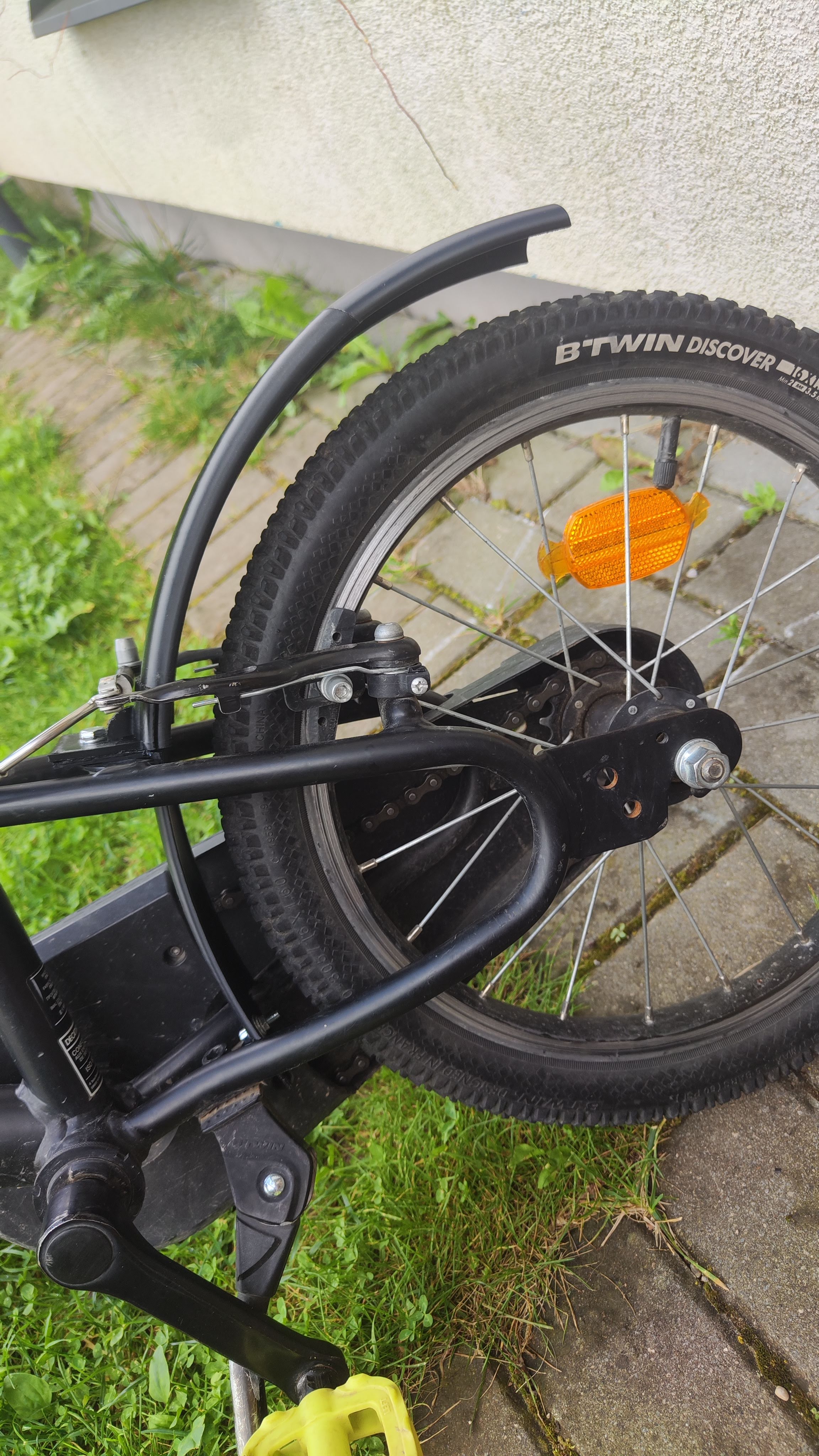 Bike fender 16'' wheel, BTwin