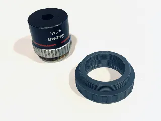 Adaptador de lente RMS  (microscopía) a C (Raspberry Pi HQ / CCTV) - Lens adapter RMS to C/CS