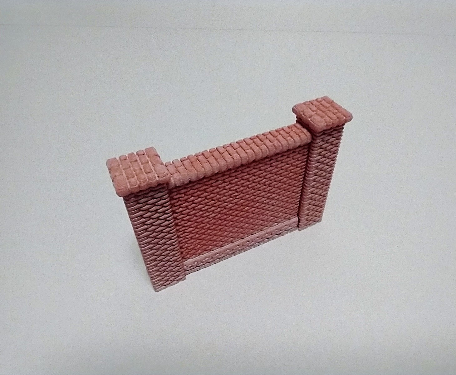 Multicolor Modular Wall with Columns, H0 (1:87) – Perfect for Model Railways & Dioramas. — thumbnail 2