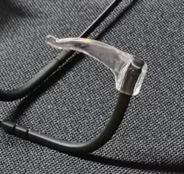 Children glasses safety temple