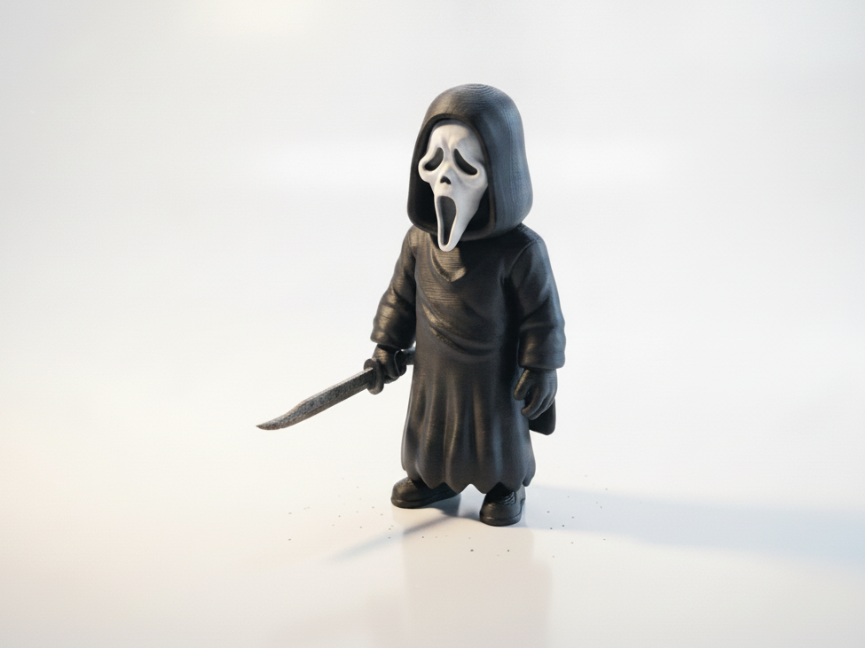 Scream Monster Bust Fantasy Creature 3D Printable