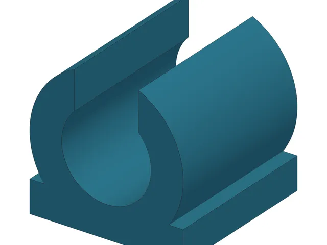 Snap-in Cable Clip for 5 mm Cables – Single and Double