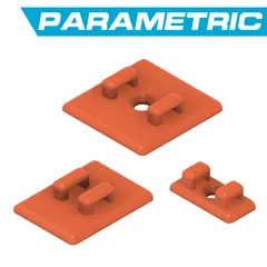 Parametric cable tie socket / mount | Parametrischer Kabelbindersockel