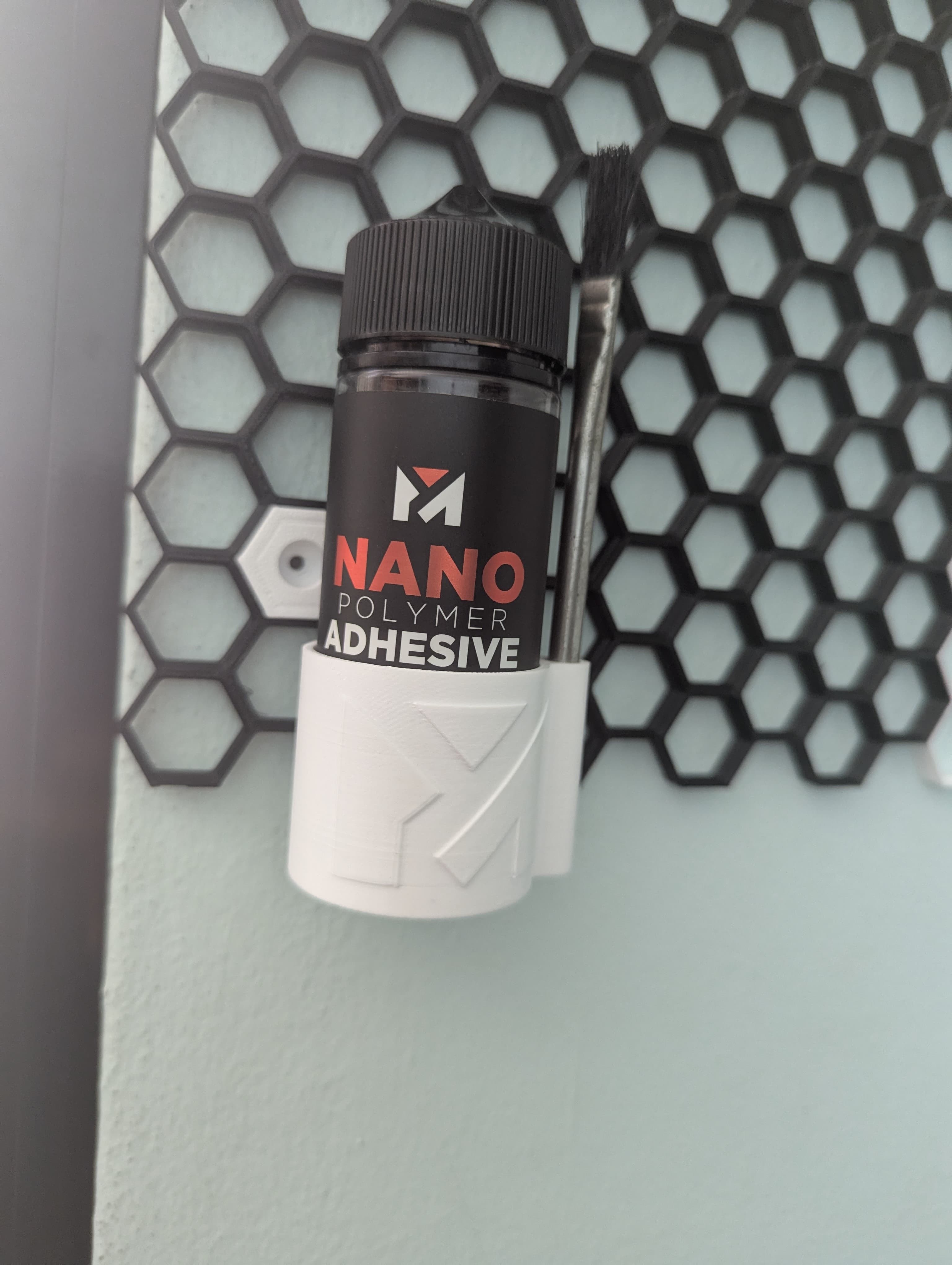 Nano polymer adhesive & brush holder HSW