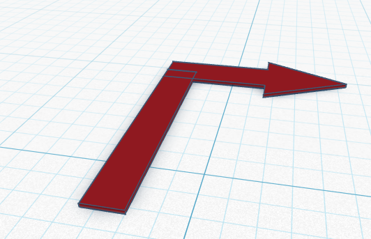 Pointer Sign curved