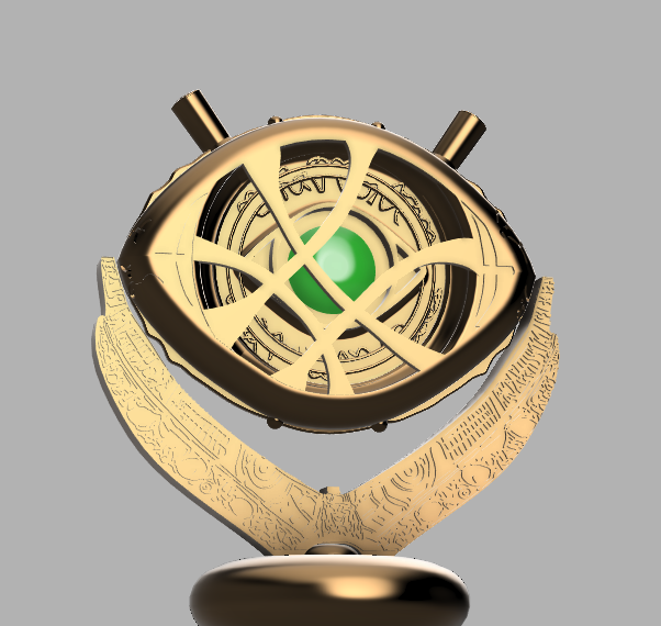 Eye of Agamotto with Stand (Can be turned into a necklace!)