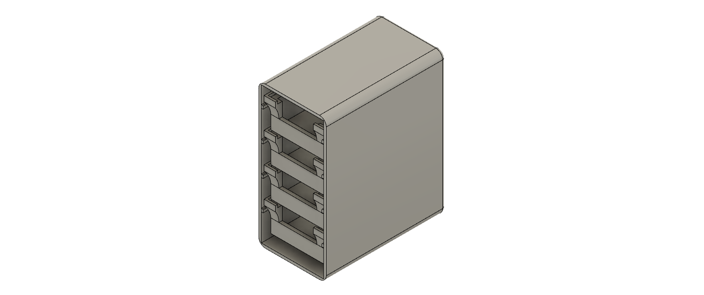 Stackable storage bins with enclosure