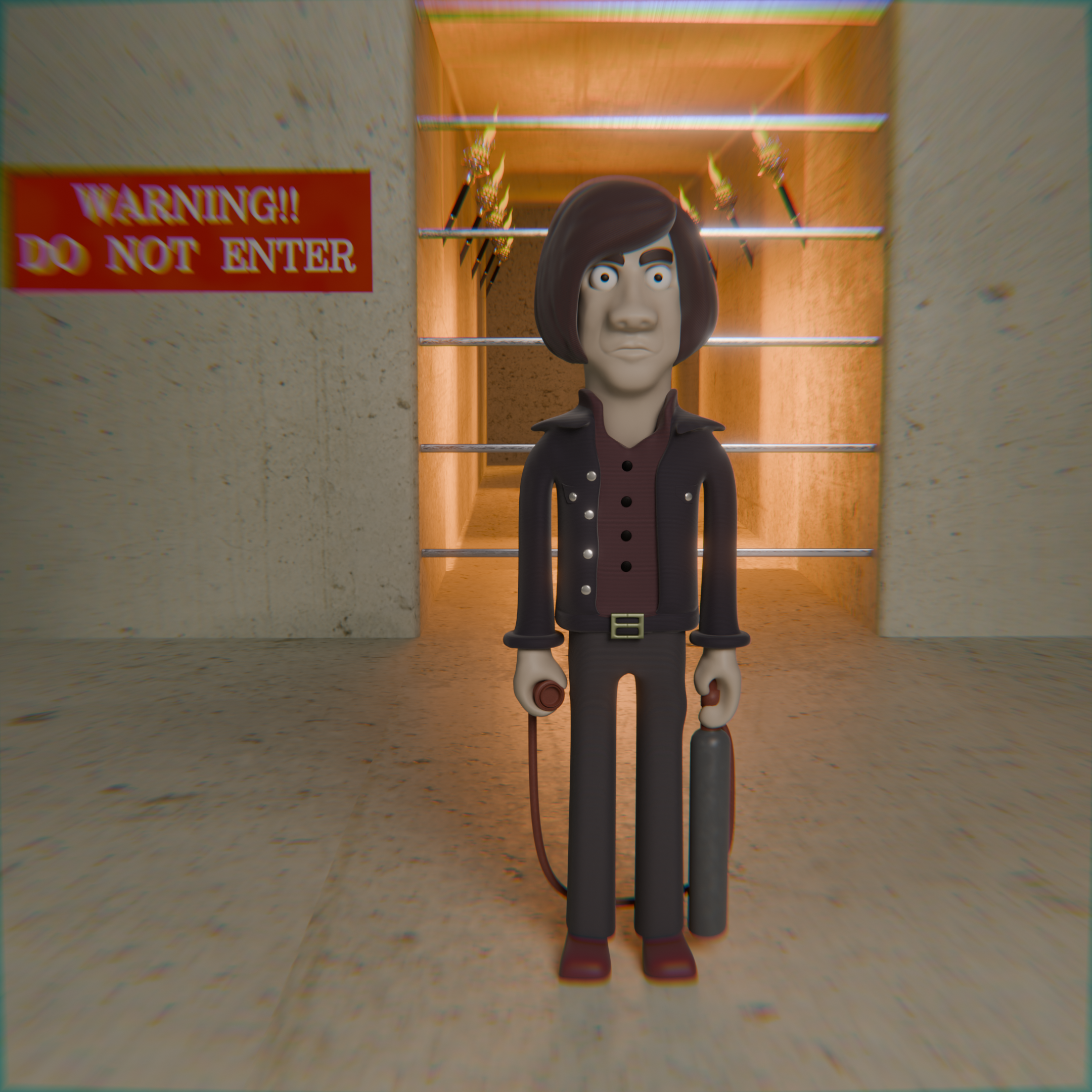 Anton Chigurh Caricature