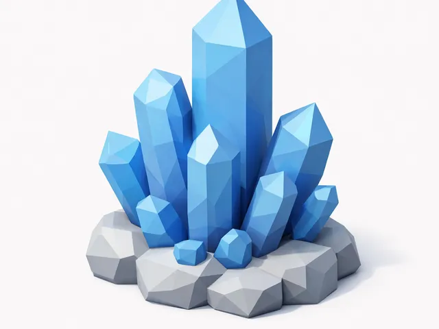 Low Poly Crystal Cluster