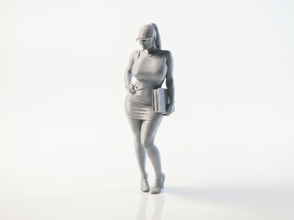 Professional Woman Figurine Female Figure 3D Printable