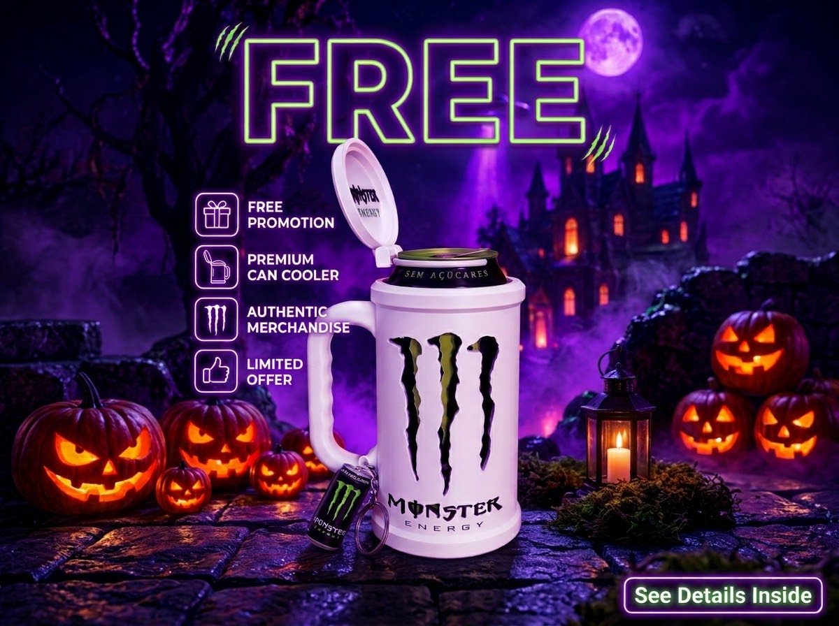 Customizable Monster Font Cup - 473ml Can Holder — STL Grátis | 3DFinder