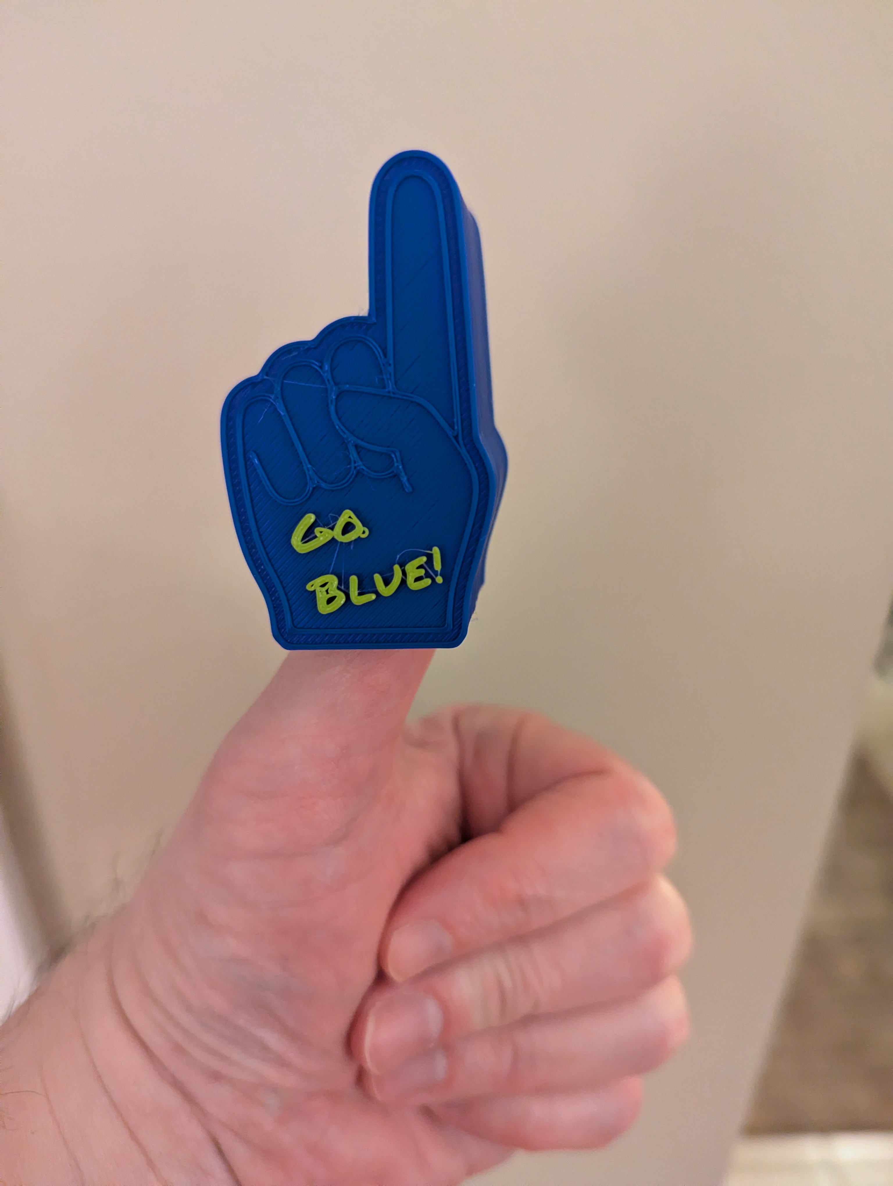 The Mini-Massive Foam Finger