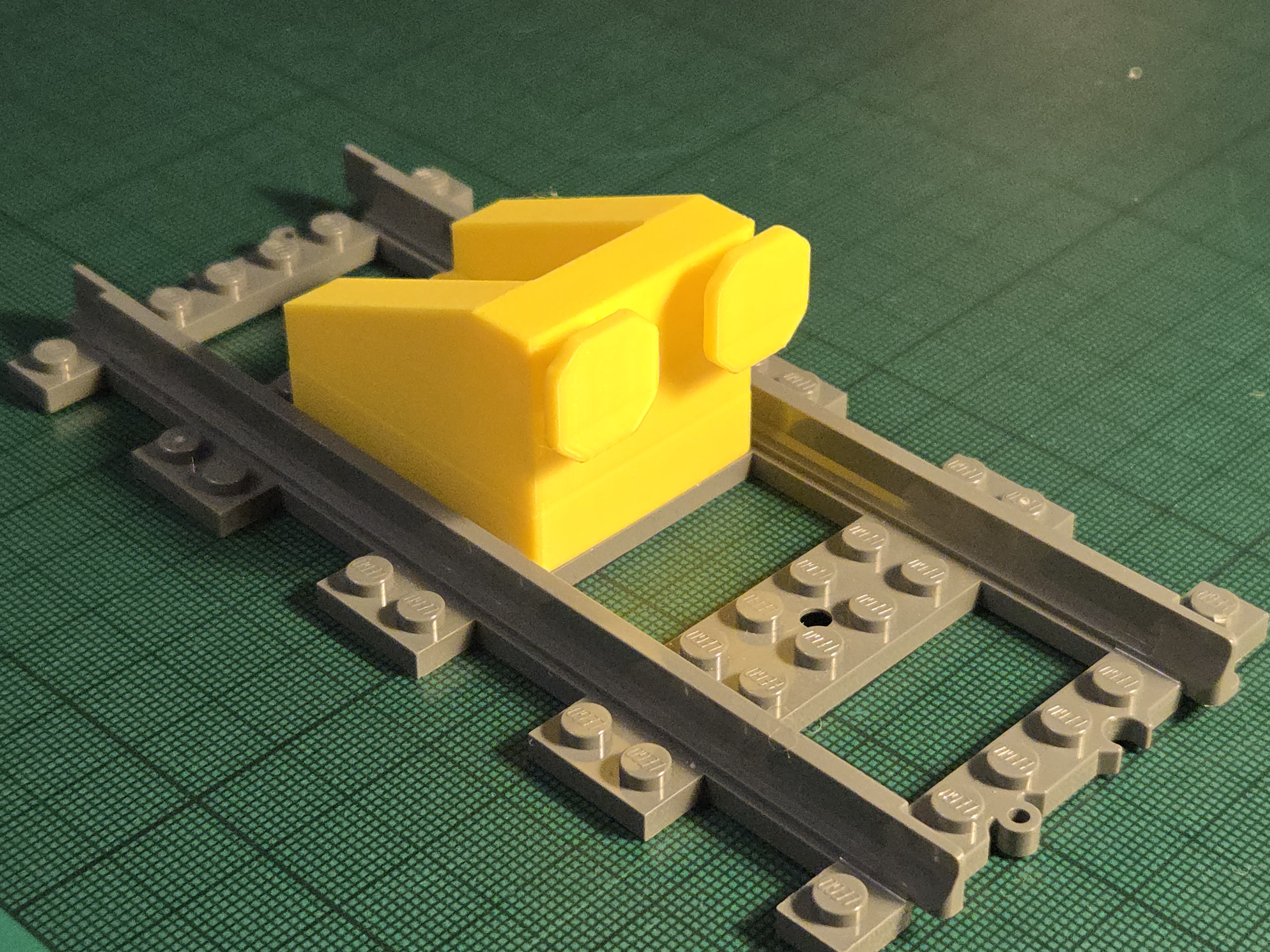 Lego train buffer stop