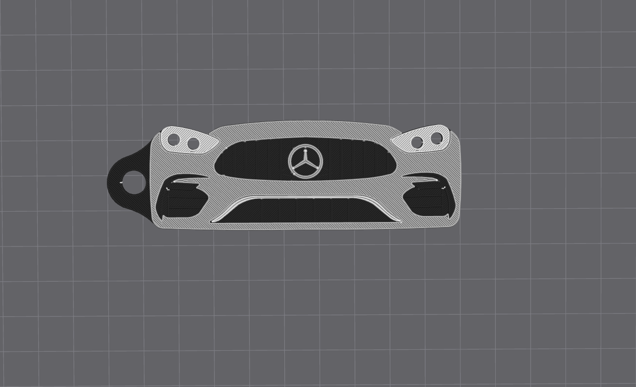 Mercedes-AMG C63 W206 Keychain