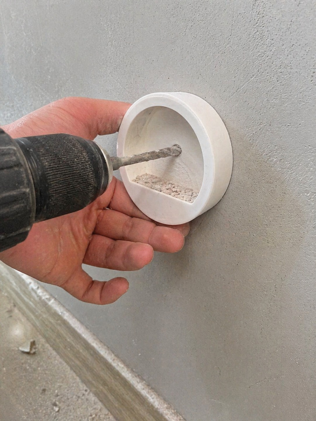Bohr Staubfänger mit Fingerhalter