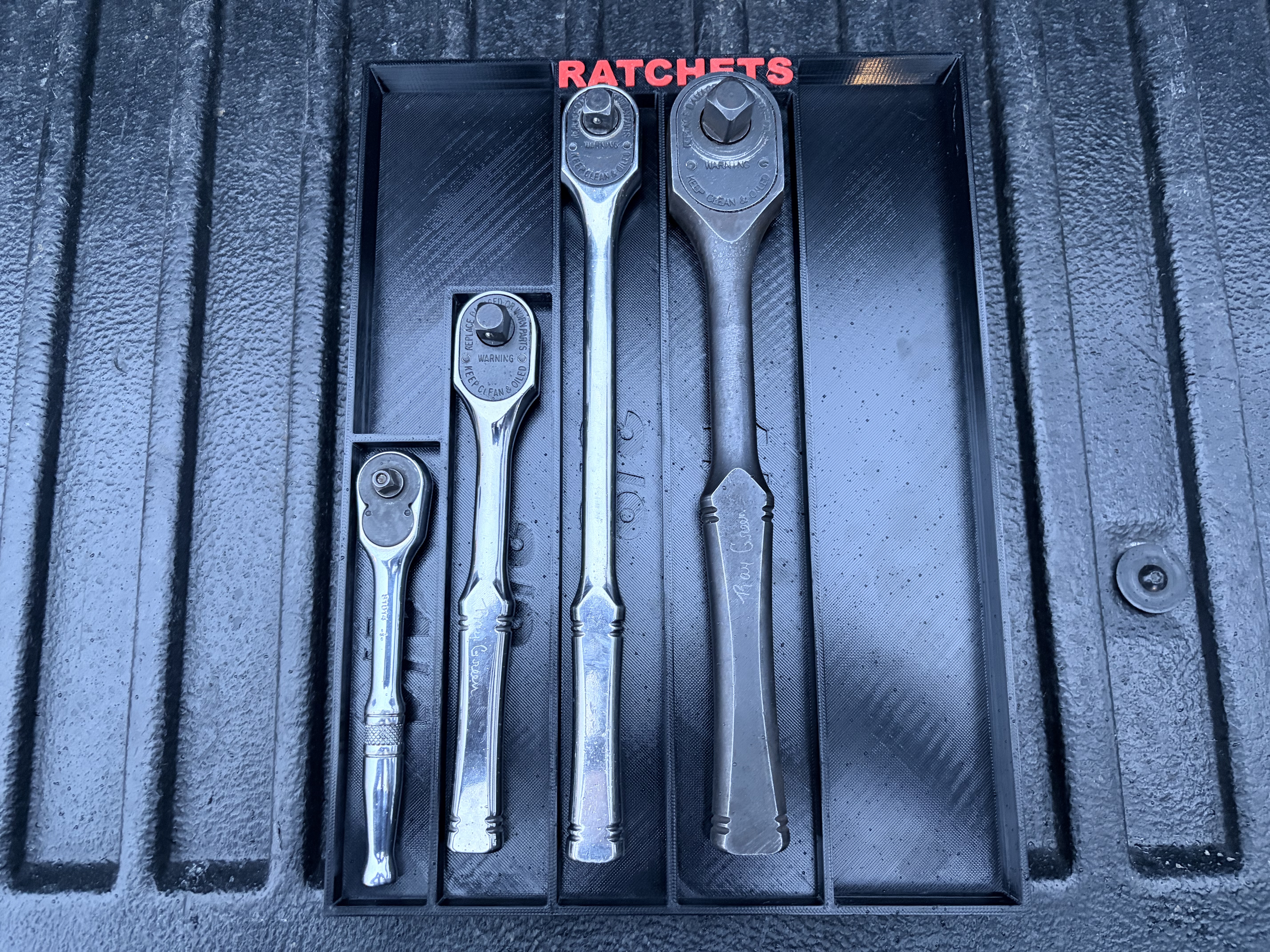 RATCHET WRENCH TOOL BOX ORGANIZER — STL Grátis | 3DFinder