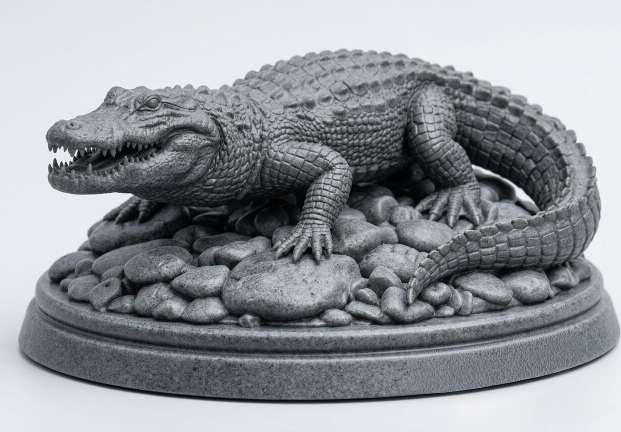 Crocodile Statue