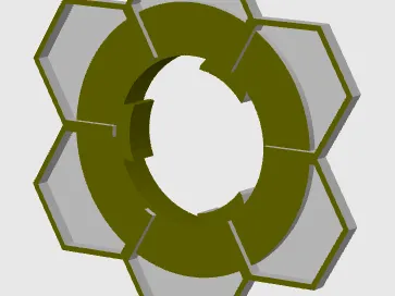Honeycomb spool adapter for AD5X
